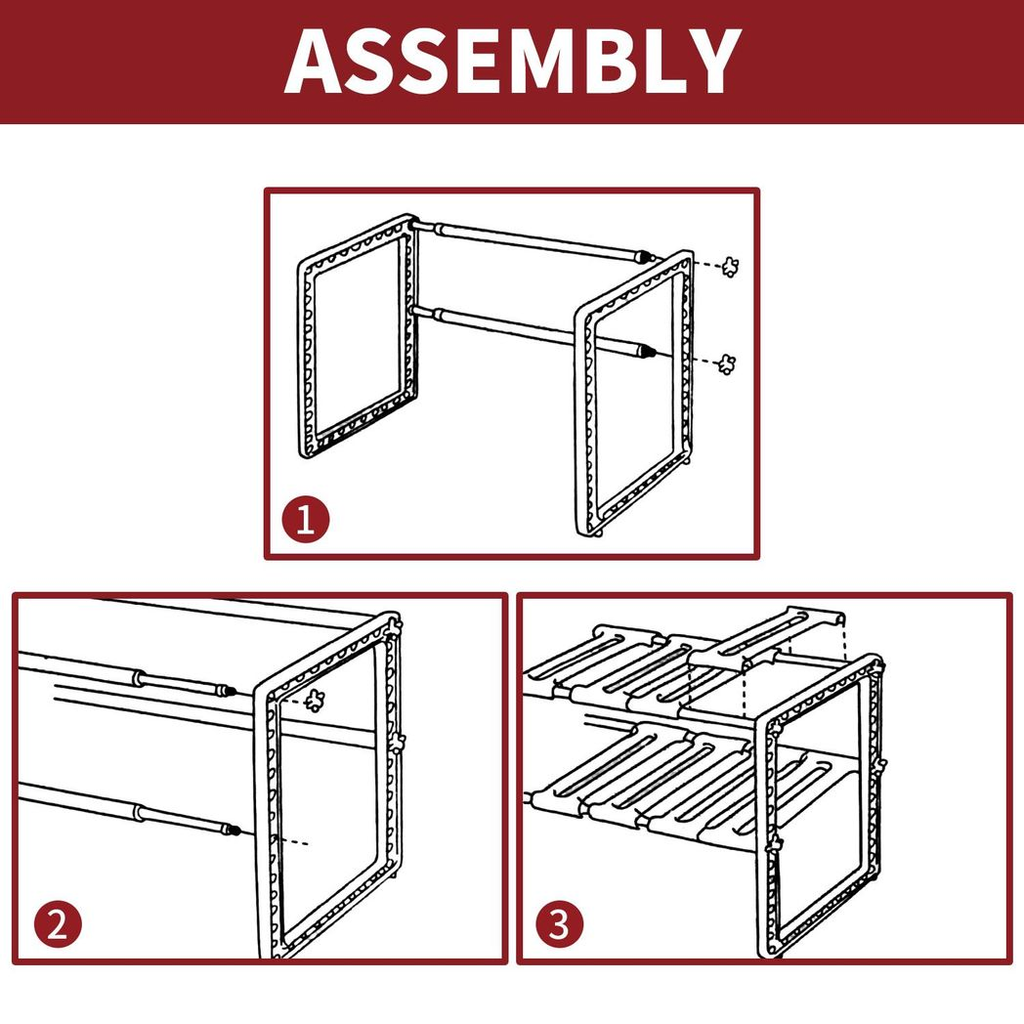 Expandable 2-Tier Under Sink Organiser
