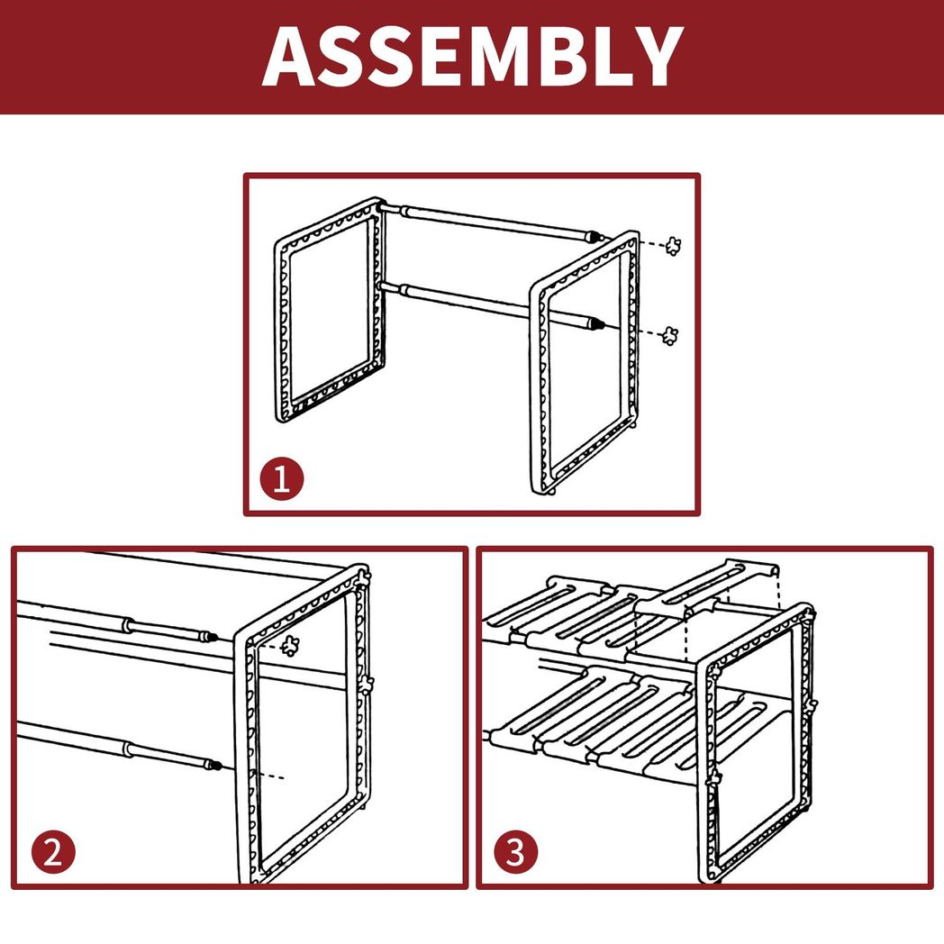 Expandable 2-Tier Under Sink Organiser