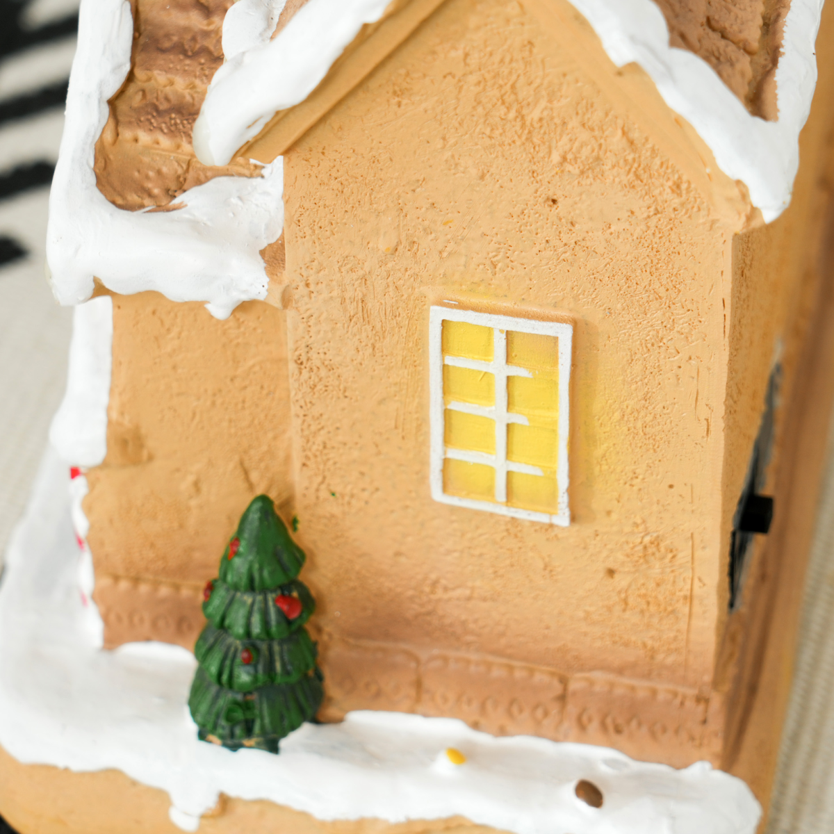 Light-Up Musical Gingerbread Candy House Christmas Decoration - APA Pure Living
