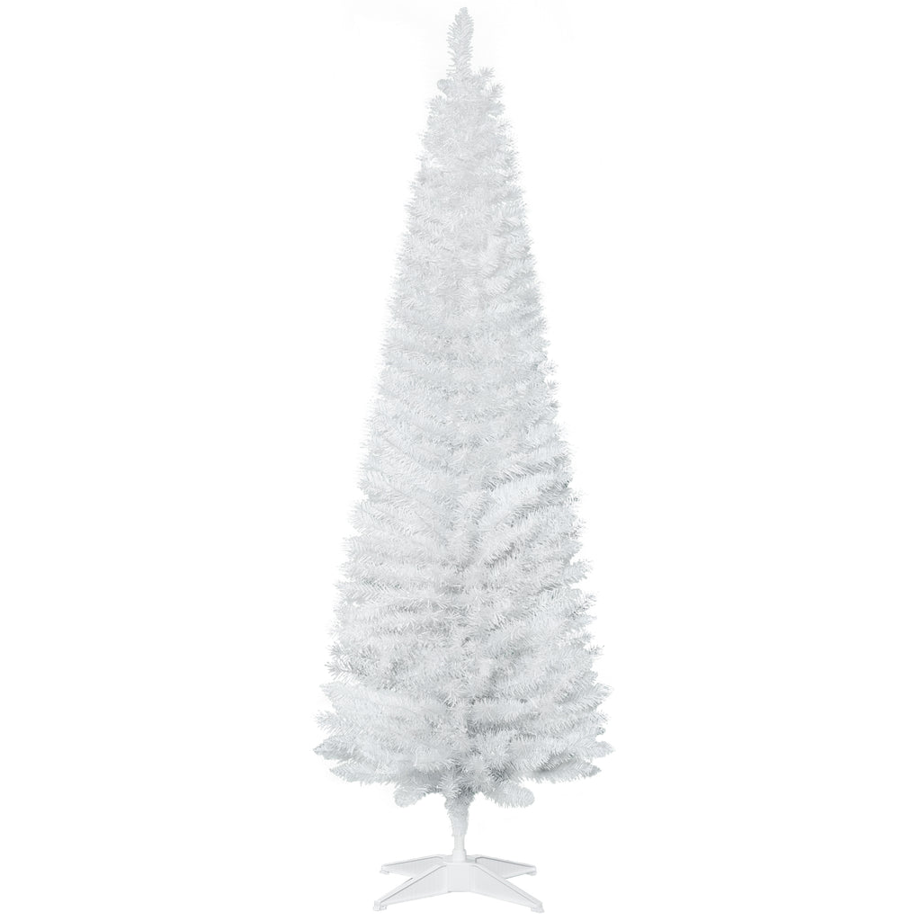 6ft Slim White Pencil Christmas Tree - APA Pure Living