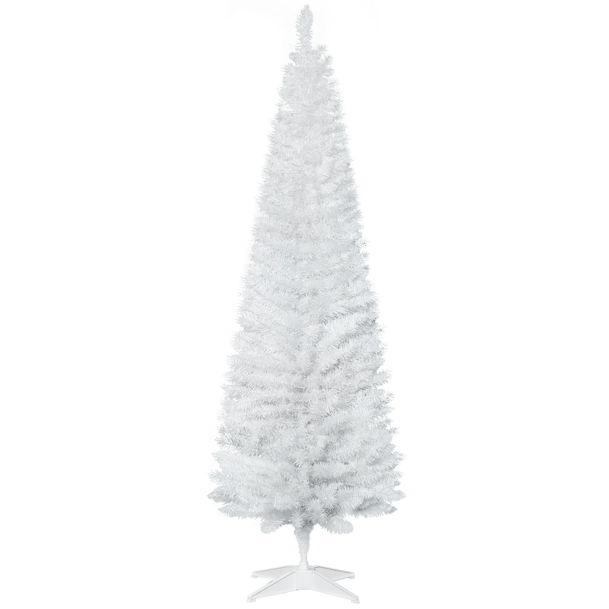 6ft Slim White Pencil Christmas Tree - APA Pure Living