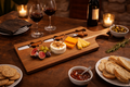Acacia Wood Cheese Board with 3 Cheese Knives - APA Pure Living