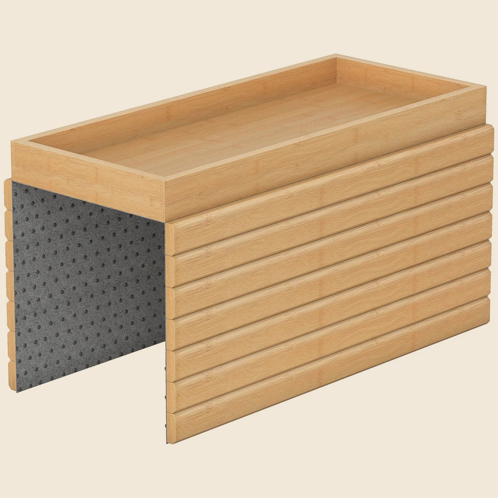 Foldable Bamboo Sofa Arm Tray for Drinks and Snacks - APA Pure Living