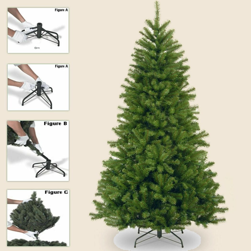 6ft Classic Green Colorado Christmas Tree with Metal Stand - APA Pure Living