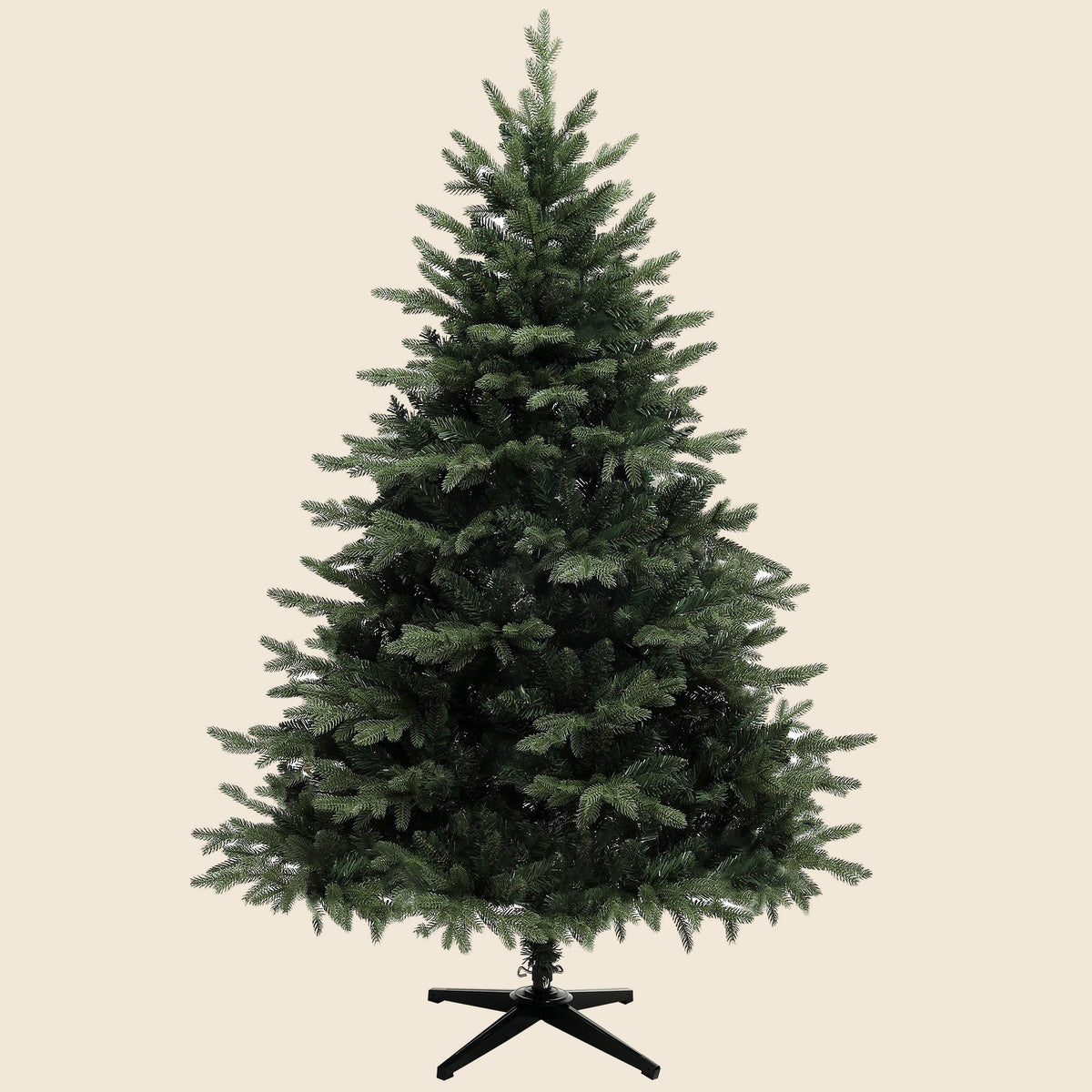 6ft Bushy Artificial Spruce Christmas Tree with Metal Stand - APA Pure Living