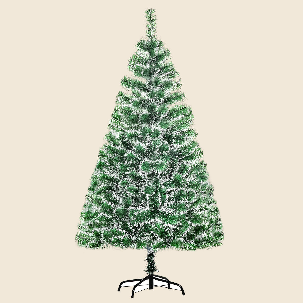 5ft Artificial Christmas Tree with Metal Stand, 416 Tips - APA Pure Living