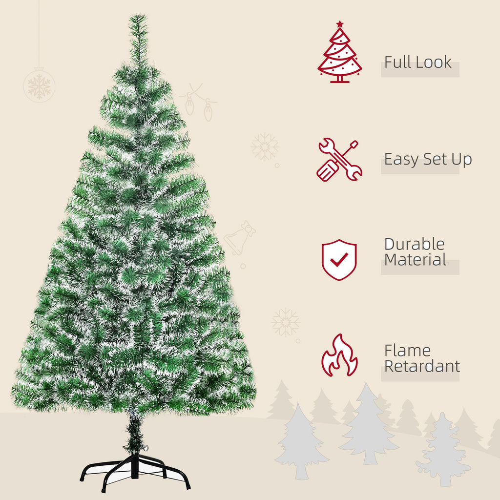 5ft Artificial Christmas Tree with Metal Stand, 416 Tips - APA Pure Living