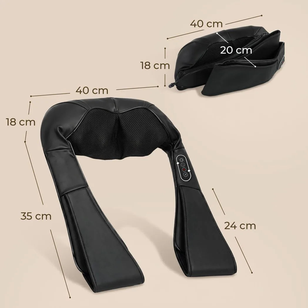 Heated Shiatsu Neck and Shoulder Massager with 3 Speeds - APA Pure Living