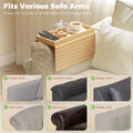Foldable Bamboo Sofa Arm Tray for Drinks and Snacks - APA Pure Living