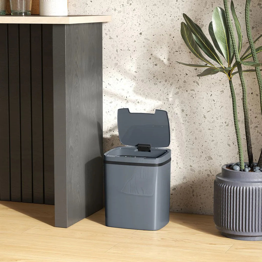 15L Touch-Free Sensor Bin, Grey