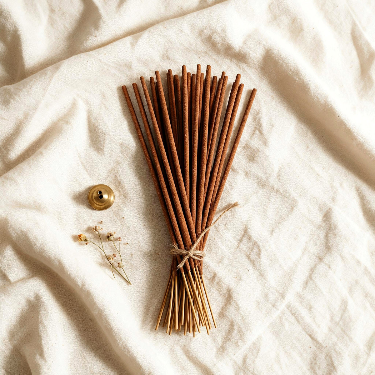 Bundle of hand-rolled palo santo incense sticks