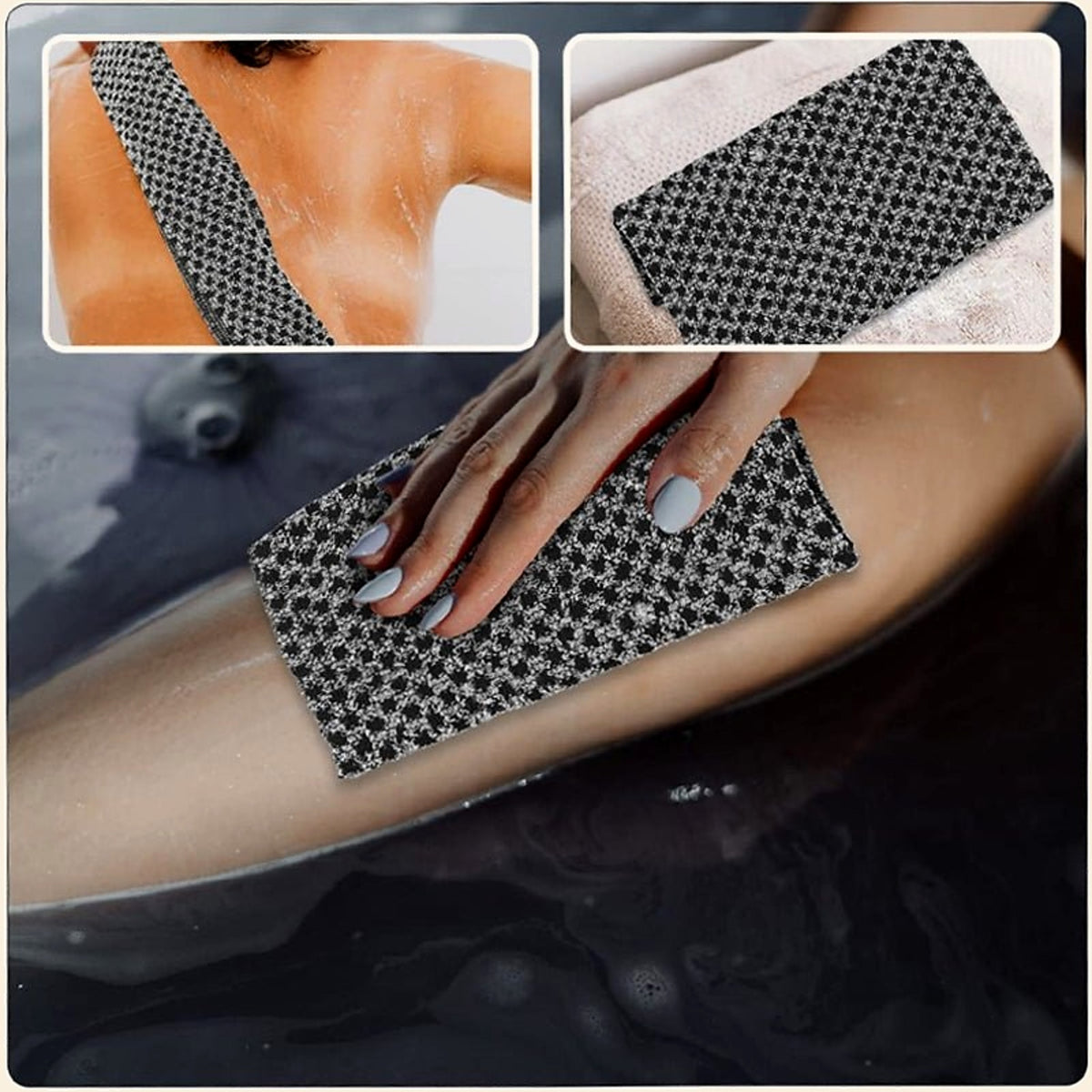 Exfoliating Back Scrubber Strap, Pack of 2 - view 2