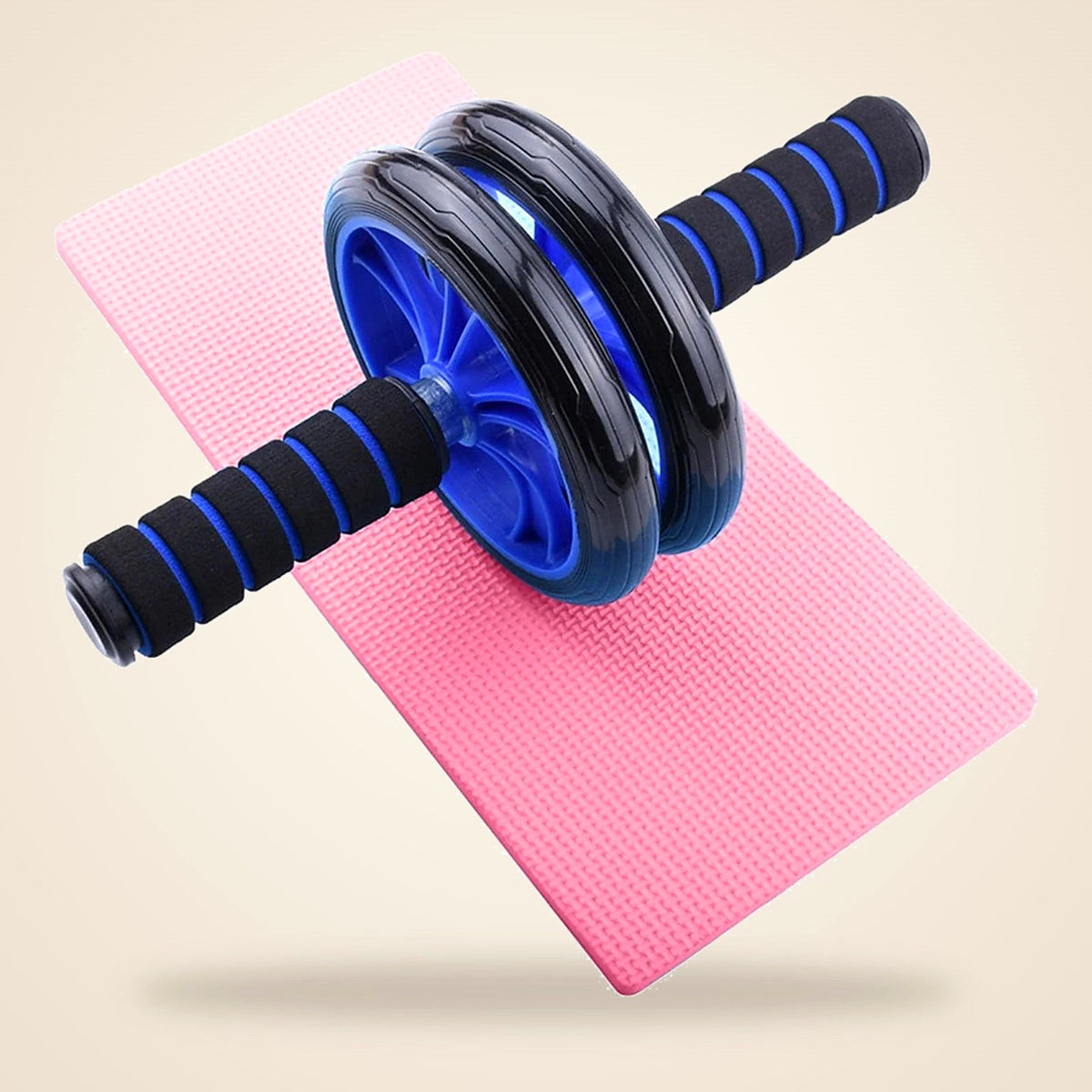 Double Wheel Ab Roller with Knee Pad - view 3