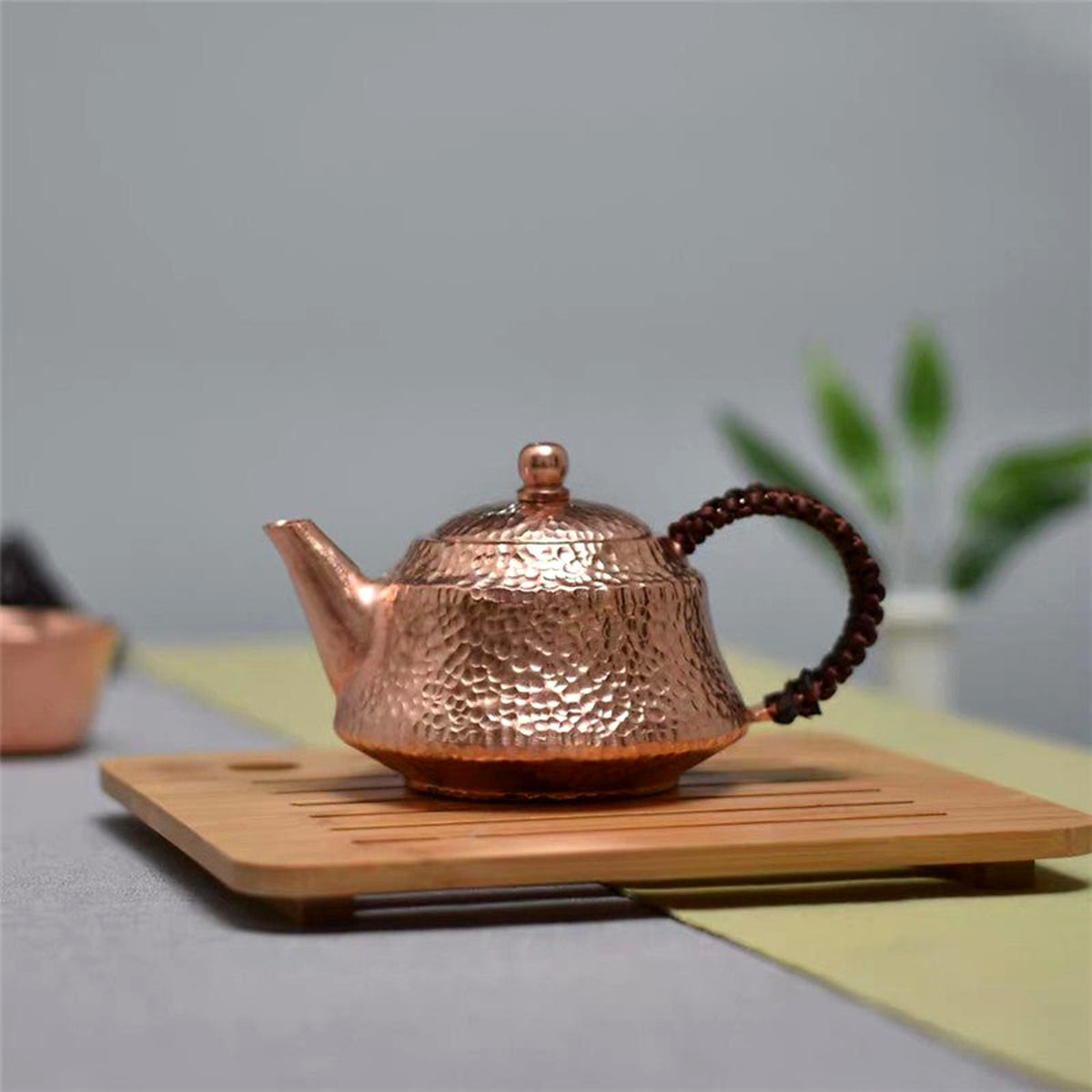 Hammered Copper Kung Fu Teapot - view 4