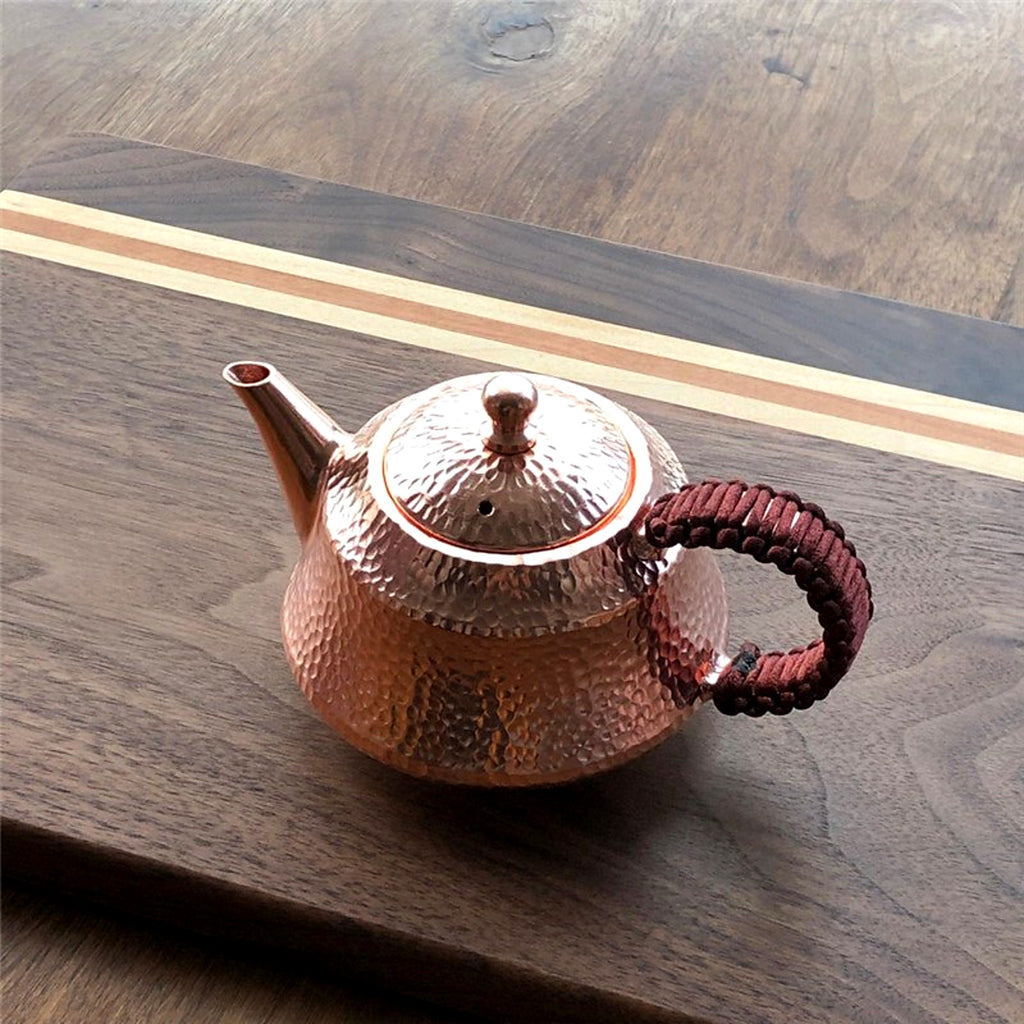 Hammered Copper Kung Fu Teapot - view 5
