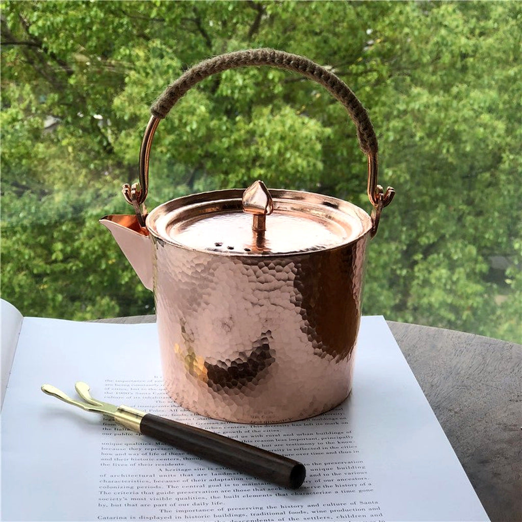 Hammered Copper Kettle, 1 L