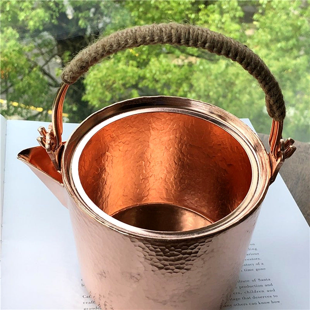 Hammered Copper Kettle, 1 L - view 5