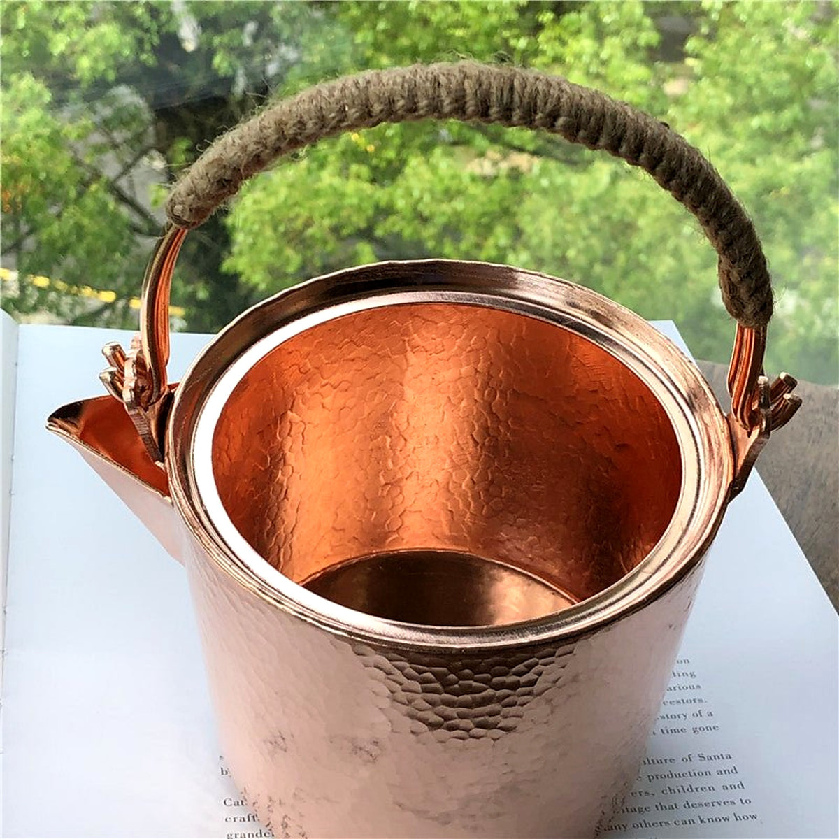 Hammered Copper Kettle, 1 L - view 5