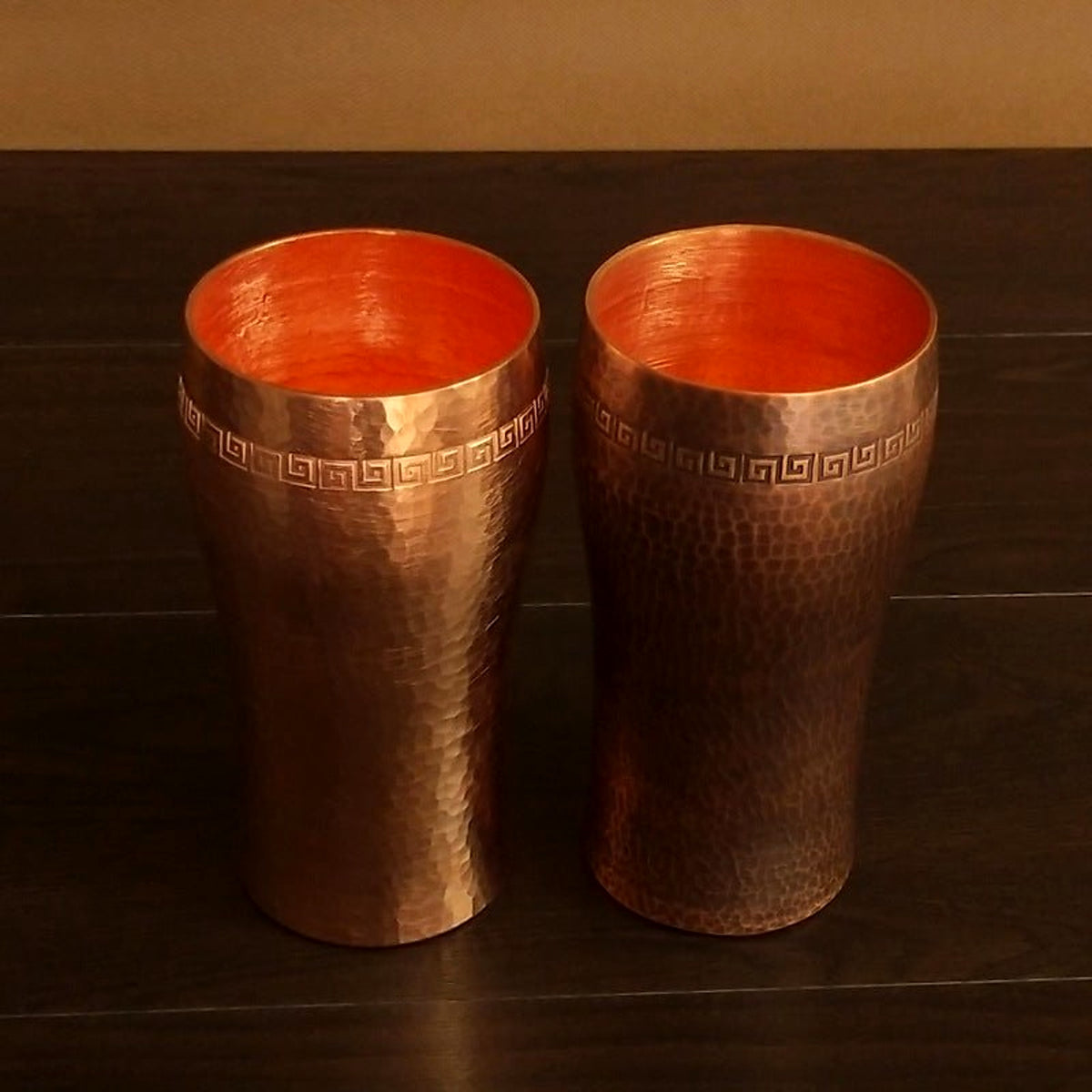 Handmade Hammered Copper Tumbler