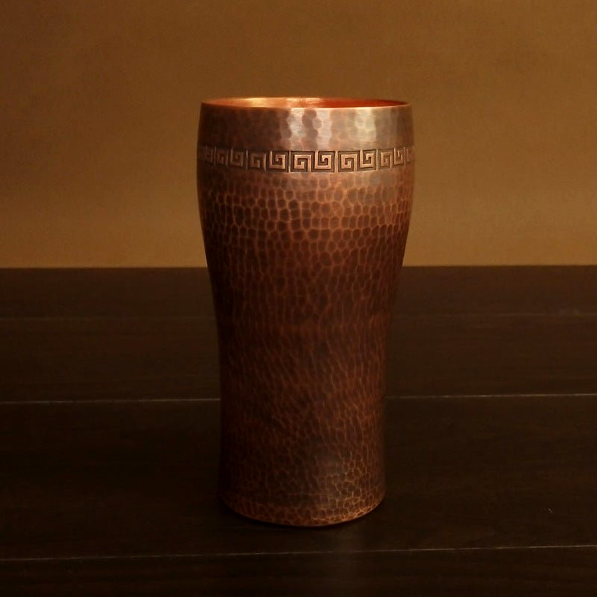 Handmade Hammered Copper Tumbler - view 5