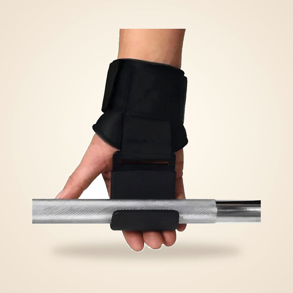 Weight Lifting Hook Straps with Wrist Support, Pair - view 2