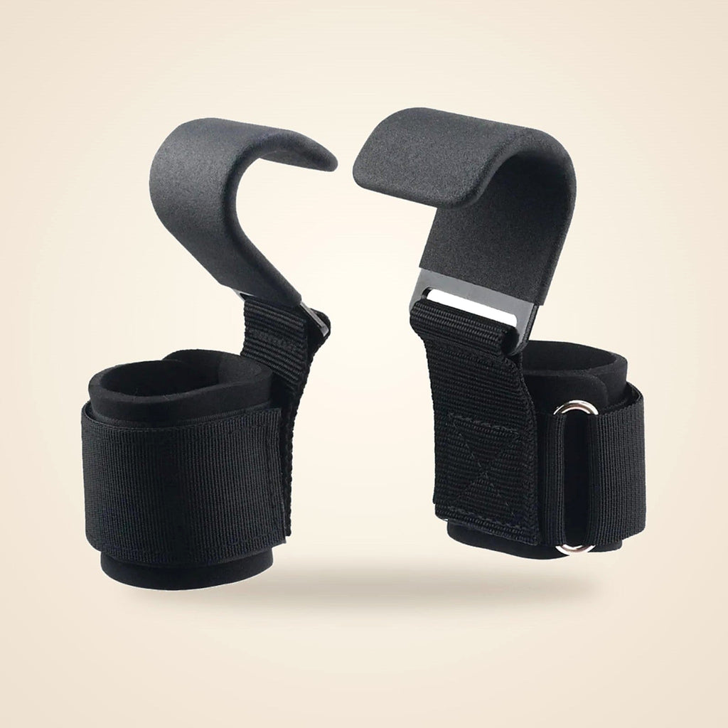 Weight Lifting Hook Straps with Wrist Support, Pair - view 4