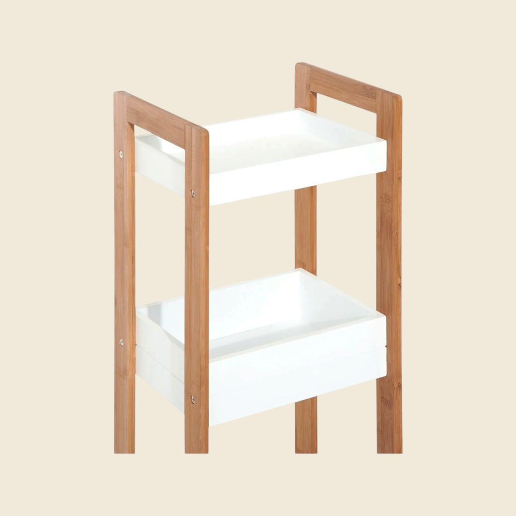 3-Tier Bamboo Bathroom Shelves - view 3