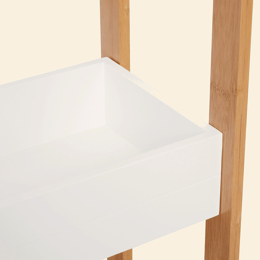 3-Tier Bamboo Bathroom Shelves - view 6