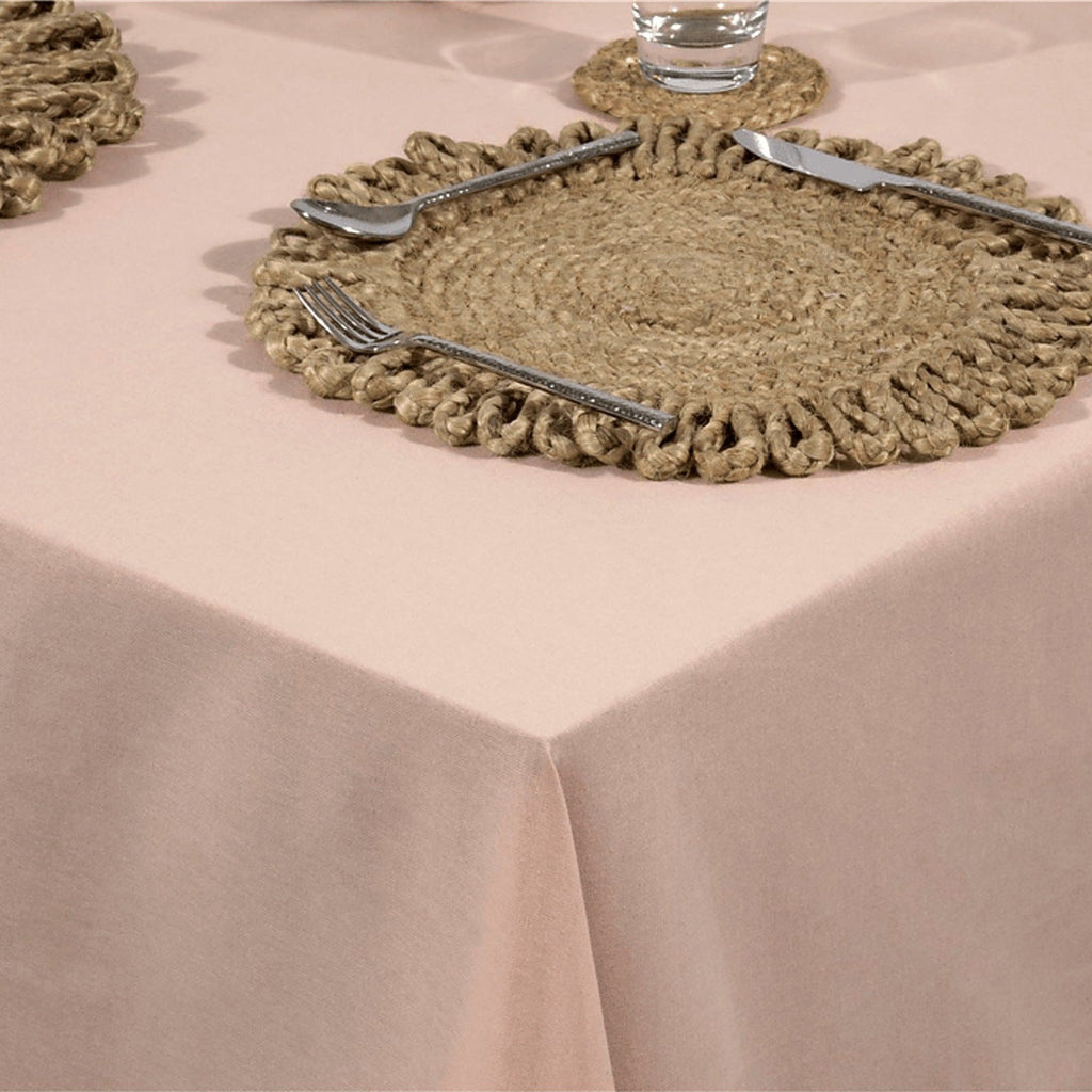 100% Cotton Tablecloth, Blush, 240 × 140 cm - view 3