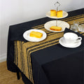 100% Cotton Tablecloth, Black, 240 × 140 cm
