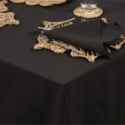 100% Cotton Tablecloth, Black, 240 × 140 cm - view 4