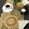 Jute Star Placemats, Natural, Set of 2