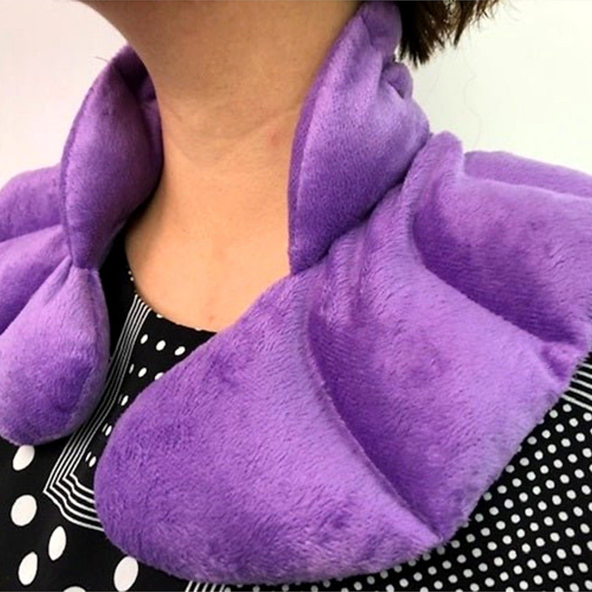 Lavender Neck and Shoulder Warmer - view 4