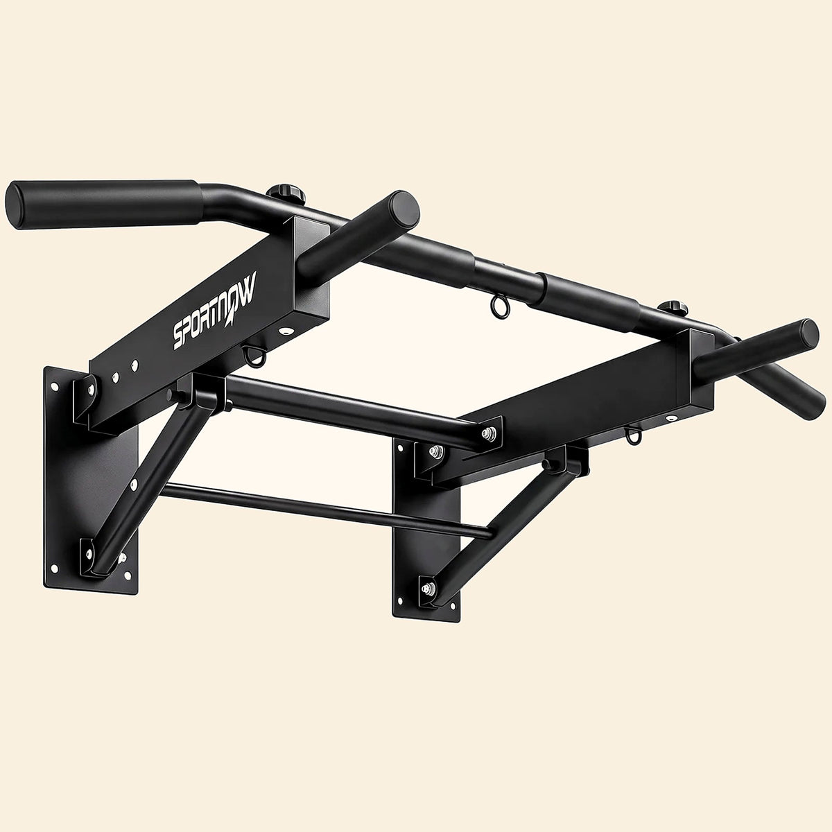Wall-Mounted Folding Pull-Up Bar