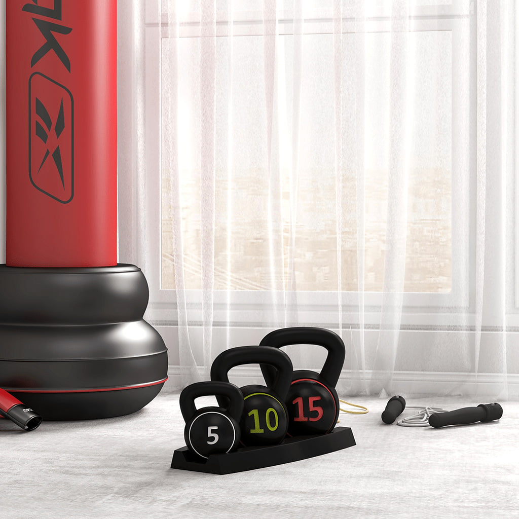 Kettlebell Set with Storage Tray, 2.2, 4.5 and 6.8 kg - view 2