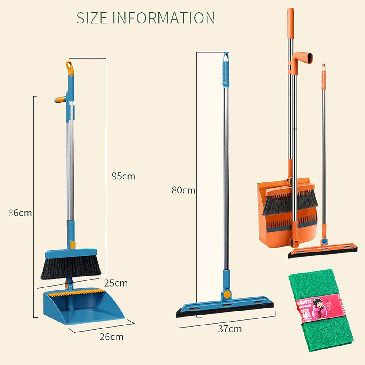 Long-Handled Dustpan and Brush Set - view 3