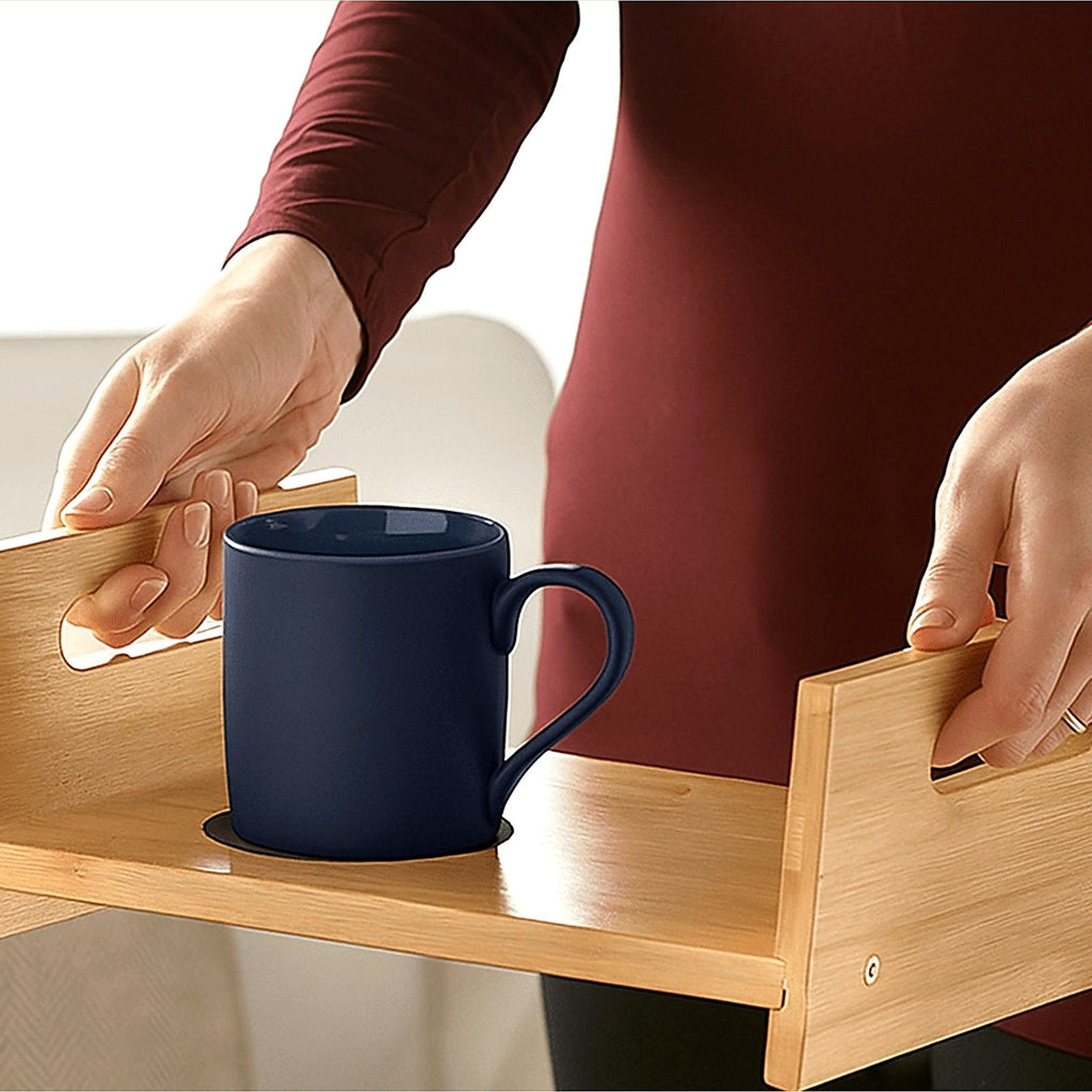 Bamboo tray used as a serving tray