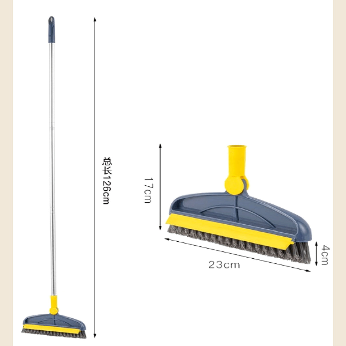 2-in-1 Corner Scrubbing Brush and Squeegee - view 2