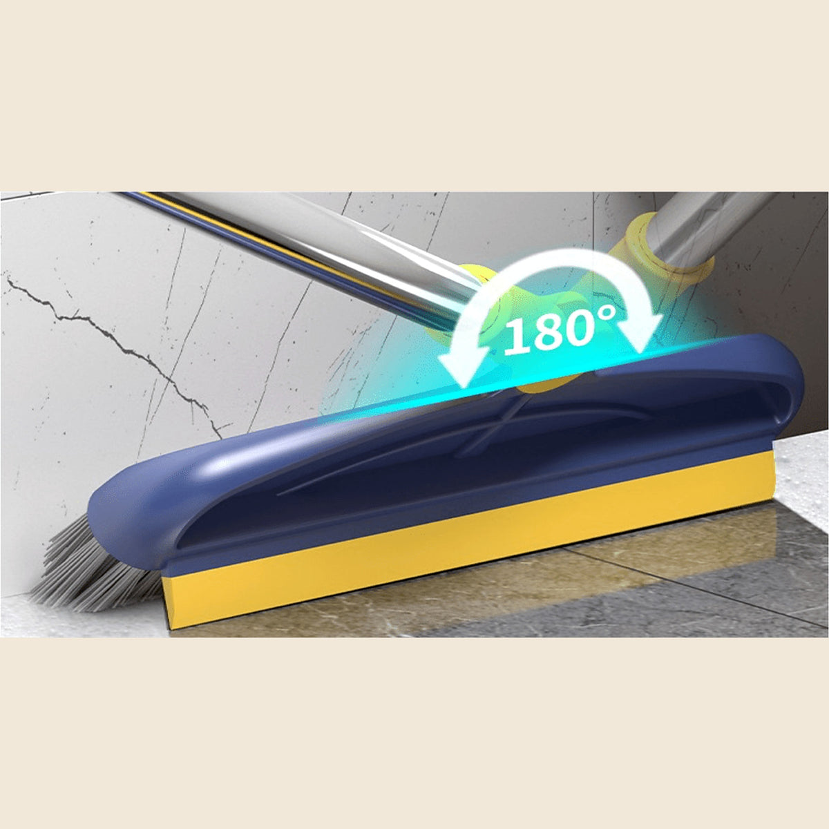 2-in-1 Corner Scrubbing Brush and Squeegee - view 3