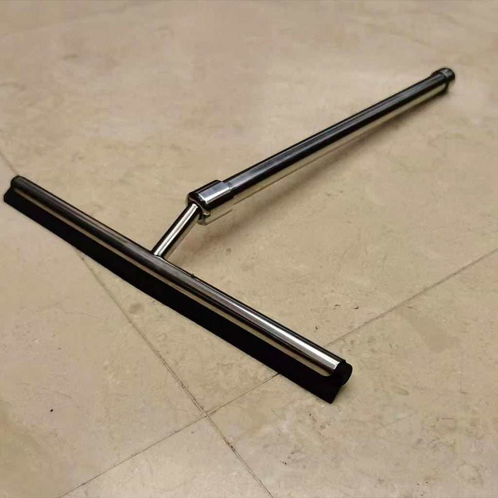 Telescopic stainless steel squeegee