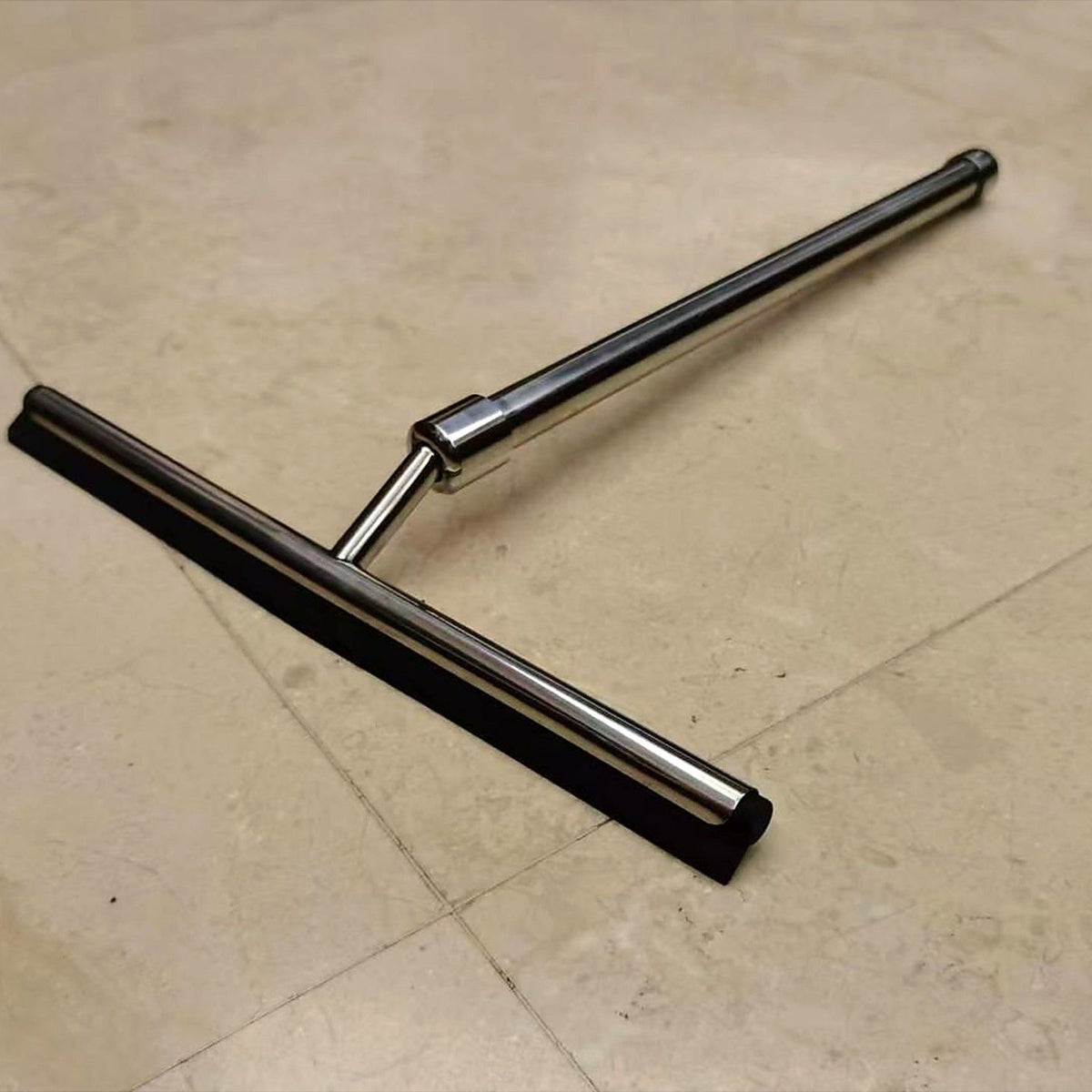 Telescopic stainless steel squeegee