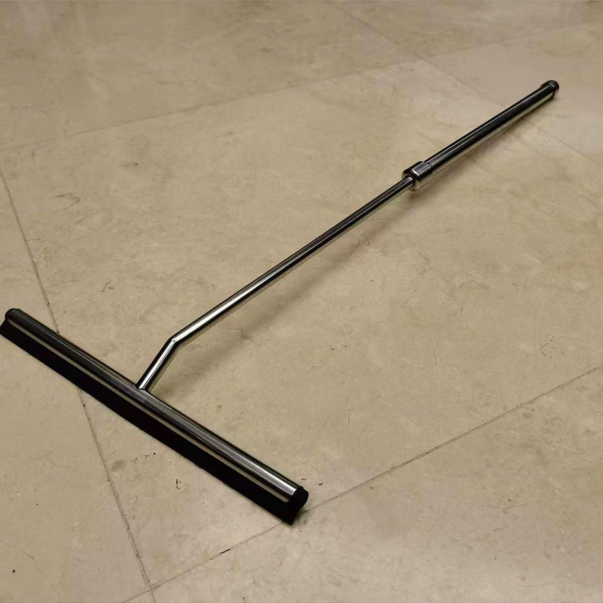 Squeegee with handle extended