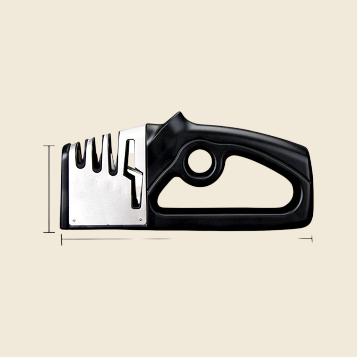 Knife sharpener size