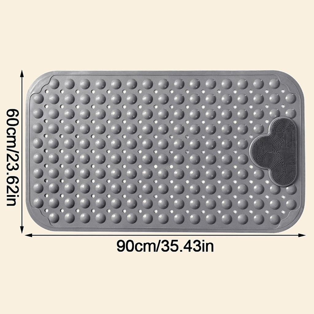 Extra-large non-slip bath mat, 60 x 90 cm
