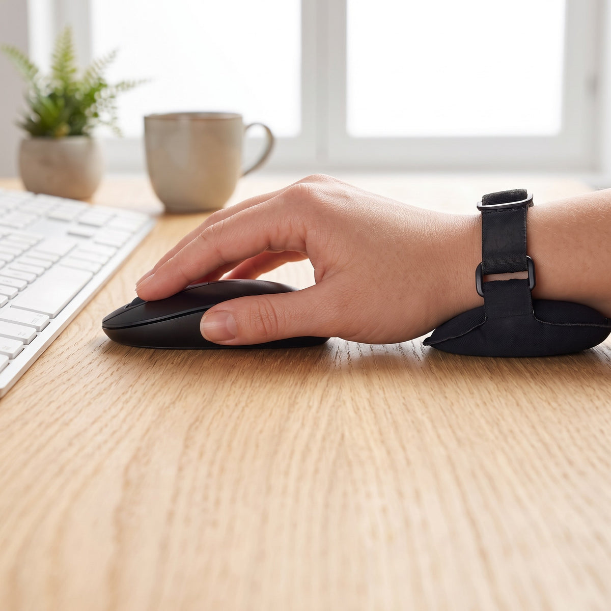 Air wrist pads for keyboard and mouse, set of two