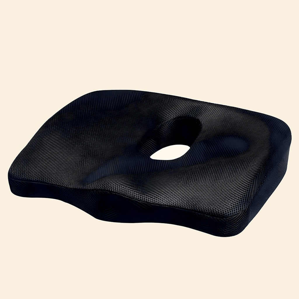 Cut-out memory foam seat cushion