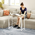 Folding Desk on Wheels with Shelf - view 7