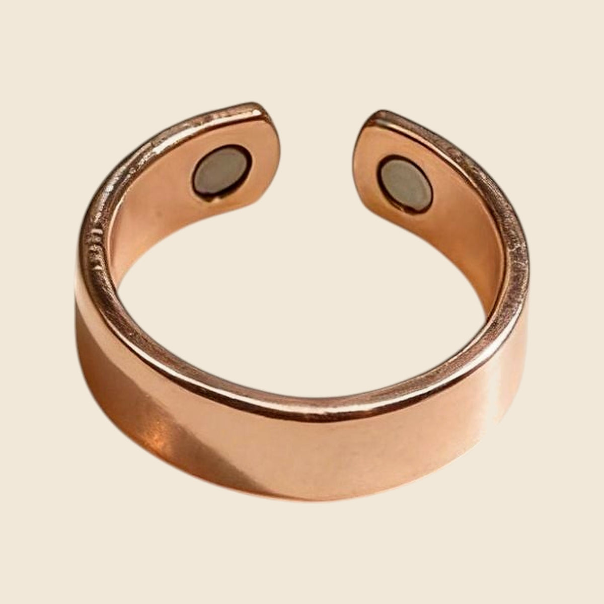 Copper Adjustable Open Ring - Design 15