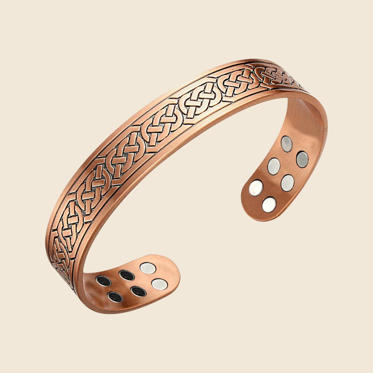 Retro Copper Bracelet - Celtic Knot