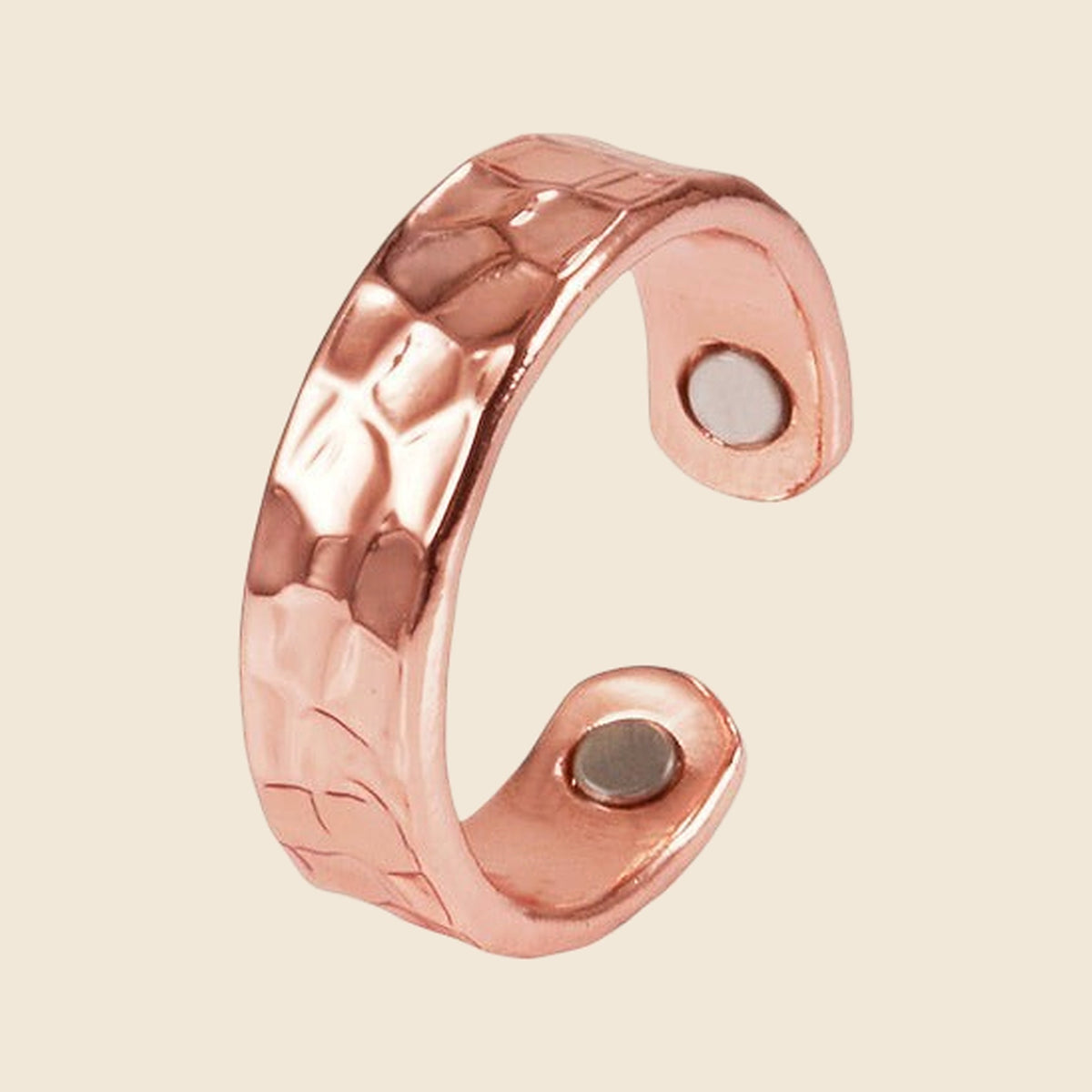 Copper-Finish Wave Ring - Copper